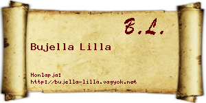Bujella Lilla névjegykártya